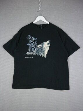 M&O Gold Wolf Native Black Tee Mens XL